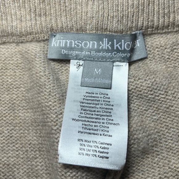 Krimson Klover Chalet Jogger in Oat Wool Cashmere Blend Women’s Size Medium - Picture 5 of 8